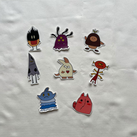 monster family stickers