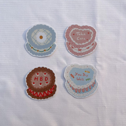 comfort cakes stickers