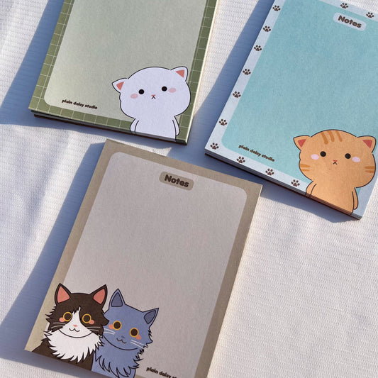 kitties family memo pad