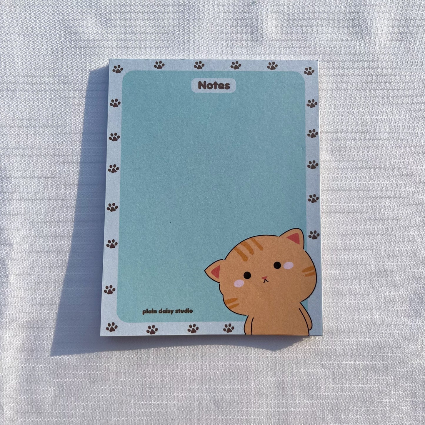 kitties family memo pad