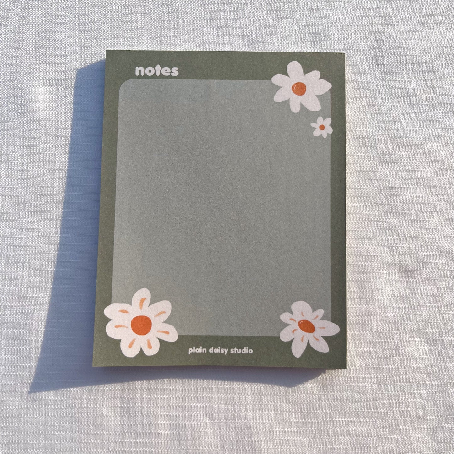 little daisy memo pad