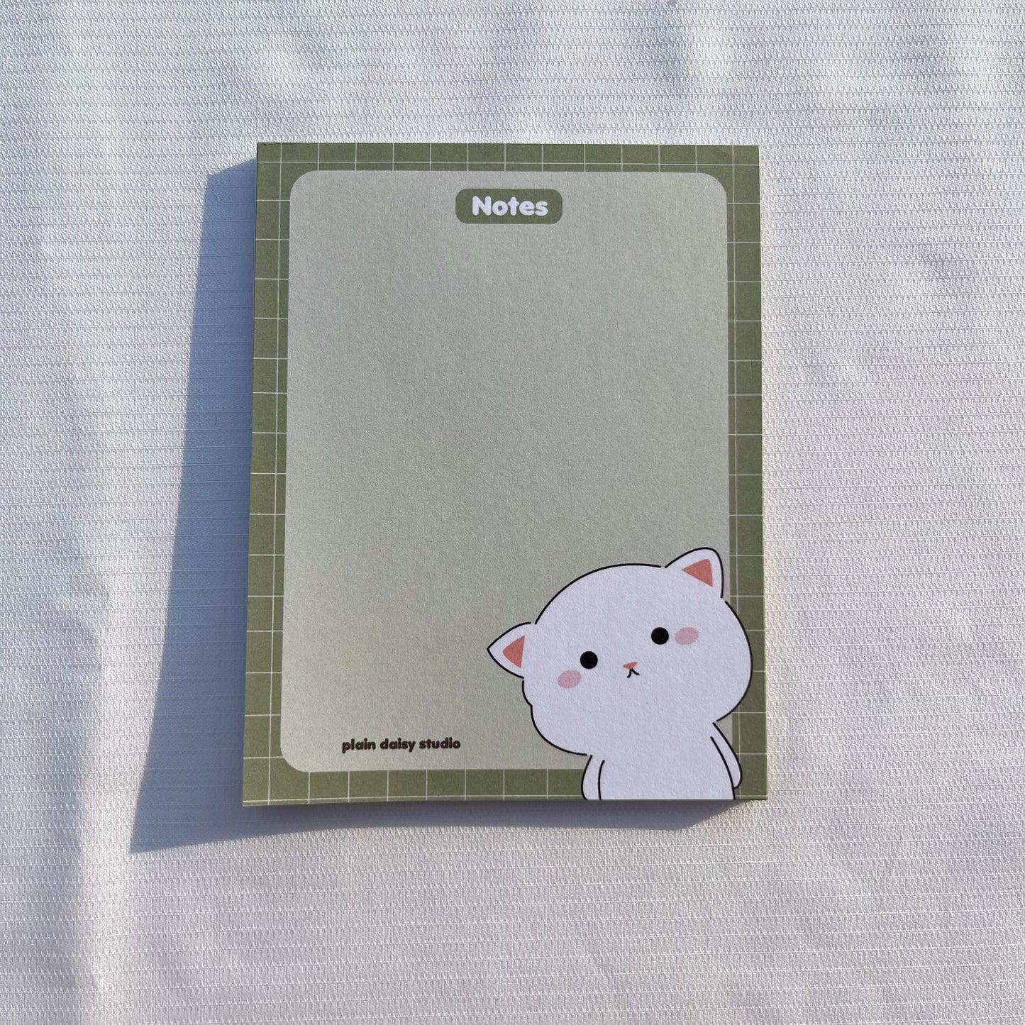 kitties family memo pad