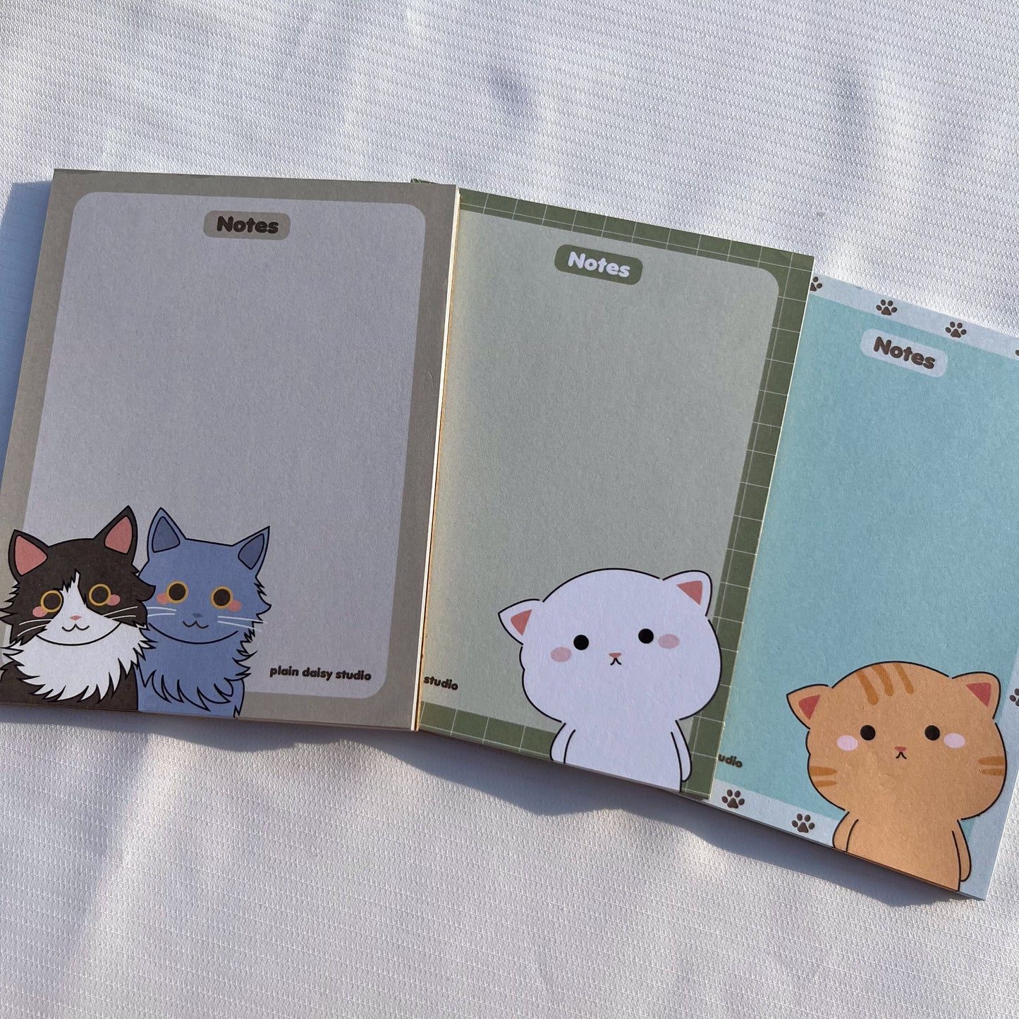 kitties family memo pad