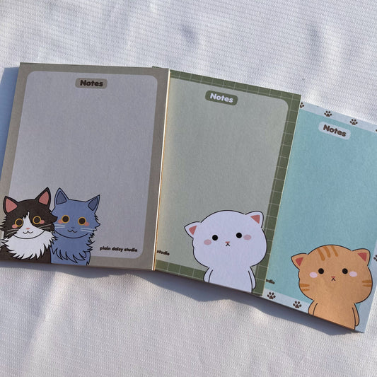 kitties family memo pad